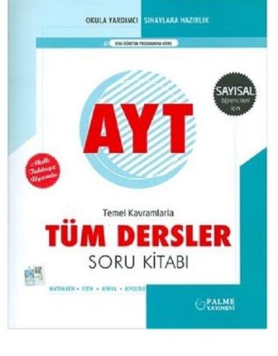 Palme Yks Ayt Tüm Dersler Soru Kitabı (Sayısal) | Kitap Ambarı