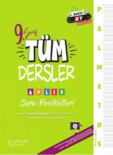 Palmetre 9. Sınıf Tüm Dersler Aylık Çalışma Fasikülleri