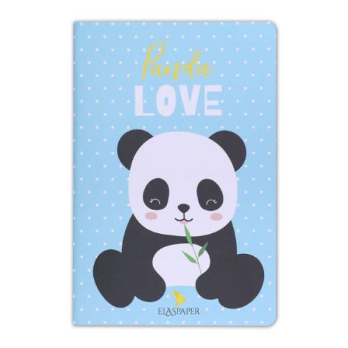 Panda Love Mavi Defter | Kitap Ambarı