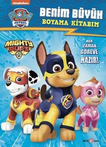 Paw Patrol Benim Büyük Boyama Kitabım | Kitap Ambarı