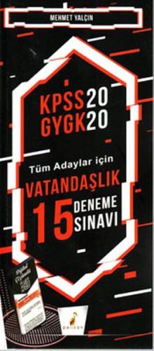 Pelikan KPSS 2020 GYGK - Tüm Adaylar İçin Vatandaşlık 15 Deneme Sınavı (Yeni)