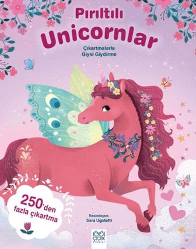 Pırıltılı Unicornlar – Çıkartmalarla Giysi Giydirme | Kitap Ambarı