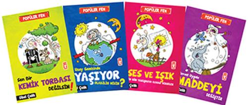 Popüler Fen Seti-4 Kitap Takım