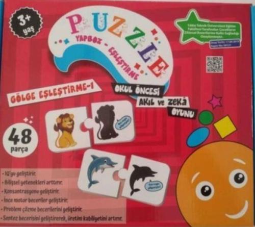 Puzzle Yapboz-Eşleştirme Gölge Eşleştirme 1 - 48 Parça