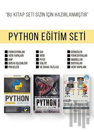 Python Eğitim Seti (3 Kitap Takım) | Kitap Ambarı
