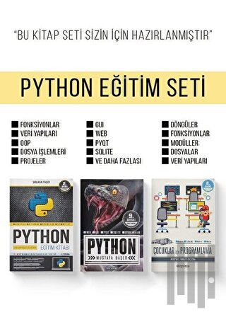 Python Eğitim Seti (3 Kitap Takım)