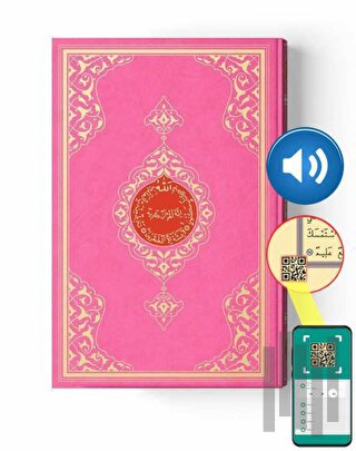 Rahle Boy 30 Cüz Kur'an-ı Kerim (Pembe, Karton Kapak, Kutulu) | Kitap 