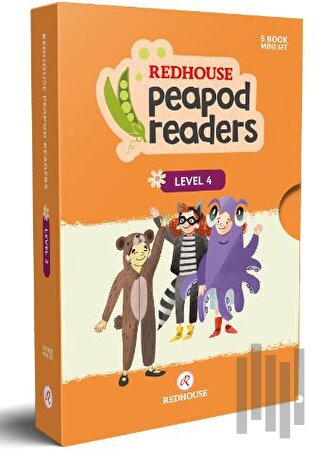 Redhouse Peapod Readers İngilizce Hikaye Seti 4 Kutulu Ürün | Kitap Am