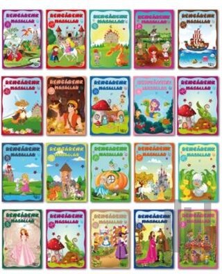 Rengarenk Masallar Seti (20 Kitap Takım) | Kitap Ambarı