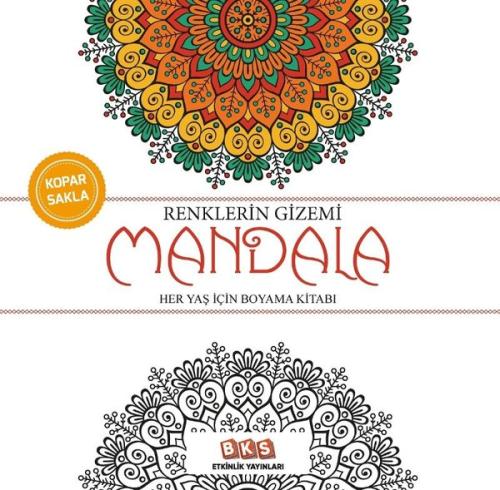 Renklerin Gizemi - Mandala Her Yaş İçin Boyama Kitabı | Kitap Ambarı