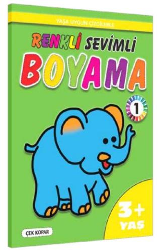 Renkli Sevimli Boyama -1 (3+Yaş) | Kitap Ambarı