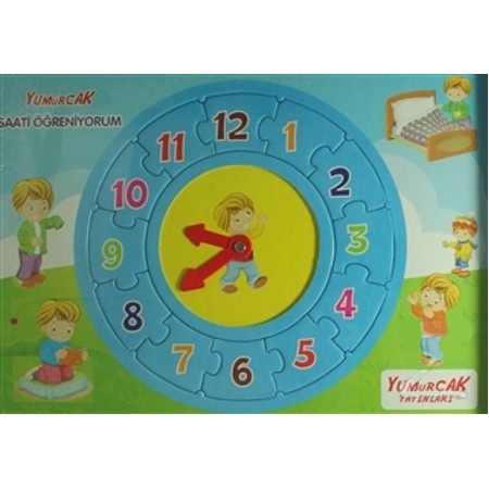 Saati Öğreniyorum (Puzzle) | Kitap Ambarı