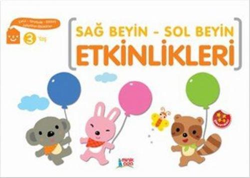 Sağ Beyin - Sol Beyin Etkinlikleri (3 Yaş) | Kitap Ambarı
