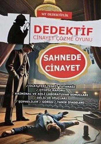 Sahnede Cinayet - Dedektif Cinayet Çözme Oyunu | Kitap Ambarı
