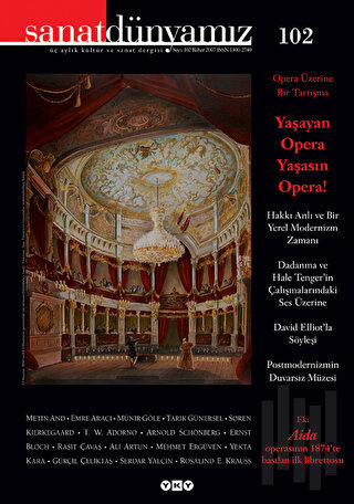 Sanat Dünyamız Üç Aylık Kültür ve Sanat Dergisi Sayı: 102 | Kitap Amba
