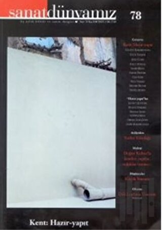 Sanat Dünyamız Üç Aylık Kültür ve Sanat Dergisi Sayı: 78 | Kitap Ambar