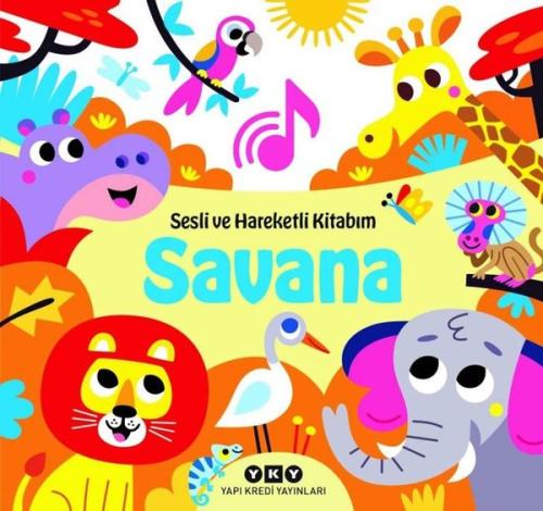 Savana - Sesli ve Hareketli Kitabım (Ciltli)