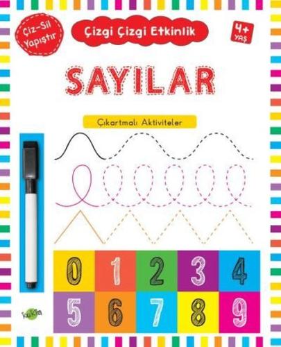 Sayılar 4 Yaş ve Üstü - Çizgi Çizgi Etkinlik | Kitap Ambarı