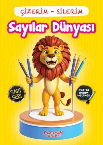 Sayılar Dünyası: Çizerim - Silerim - Sarı Seri | Kitap Ambarı