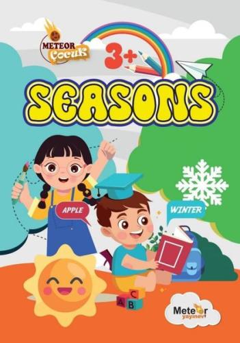 Seasons Mevsimler Türkçe - İngilizce Boyama Kitabı 3+ Yaş | Kitap Amba