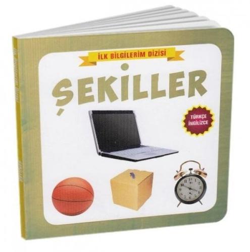 Şekiller - Türkçe - İngilizce İlk Bilgilerim Dizisi | Kitap Ambarı