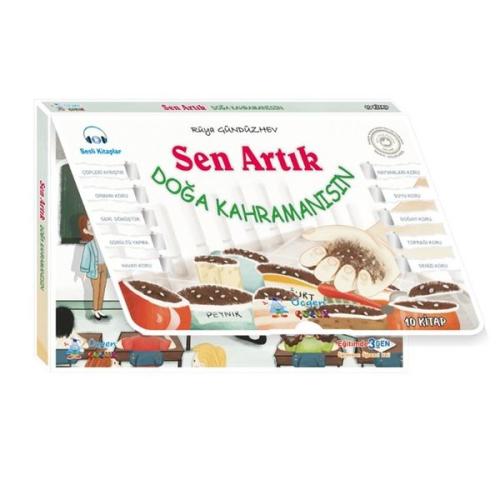 Sen Artık Doğa Kahramanısın Seti - 10 Kitap Takım - Kutulu 16 Sayfa (1