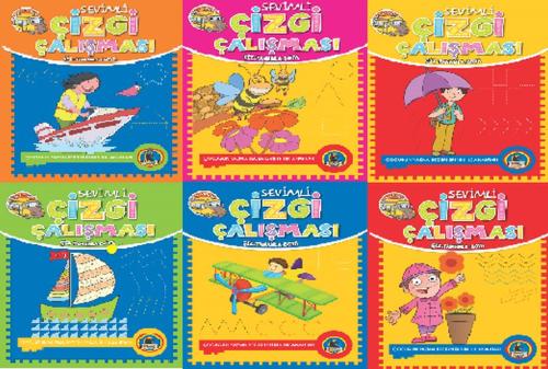 Sevimli Çizgi Çalışması (6 Kitap Set) | Kitap Ambarı