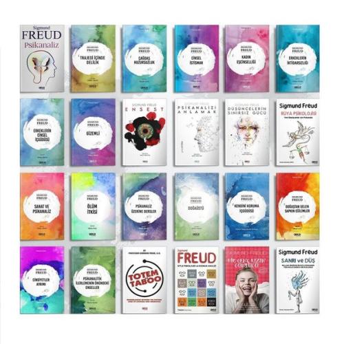 Sigmund Freud Seti - 24 Kitap Takım | Kitap Ambarı