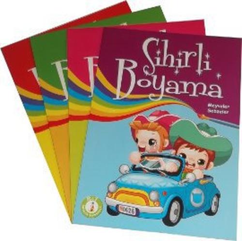Sihirli Boyama - 4 Kitap Takım | Kitap Ambarı