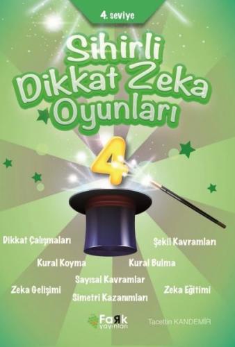 4. Seviye Sihirli Dikkat Zekâ Oyunları 4 (İlkokul) | Kitap Ambarı