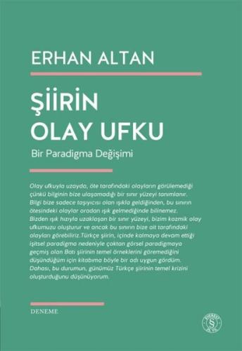 Şiirin Olay Ufku - Bir Paradigma Değişimi