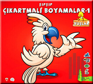Şıpşıp Çıkartmalı Boyamalar 1 - Kuşlar | Kitap Ambarı