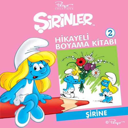 Şirinler Hikayeli Boyama Kitabı 2 - Şirine | Kitap Ambarı