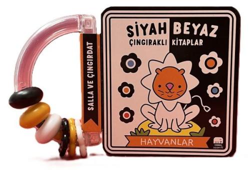 Siyah Beyaz Çıngıraklı Kitaplar - Hayvanlar (Ciltli)