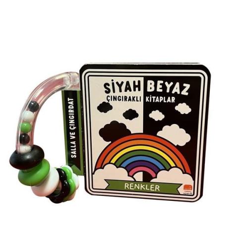 Siyah Beyaz Çıngıraklı Kitaplar - Renkler (Ciltli)