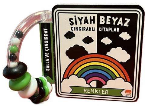 Siyah Beyaz Çıngıraklı Kitaplar - Renkler (Ciltli)