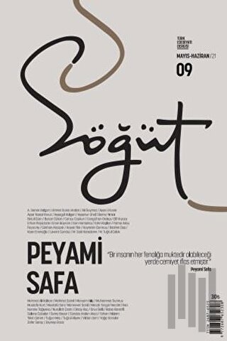 Söğüt - Türk Edebiyatı Dergisi Sayı 9 / Mayıs - Haziran 2021