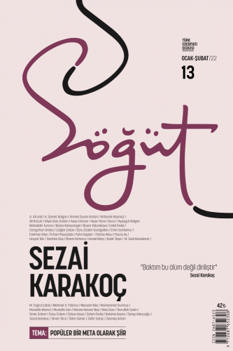 Söğüt - Türk Edebiyatı Dergisi Sayı 13 / Ocak - Şubat 2022 | Kitap Amb