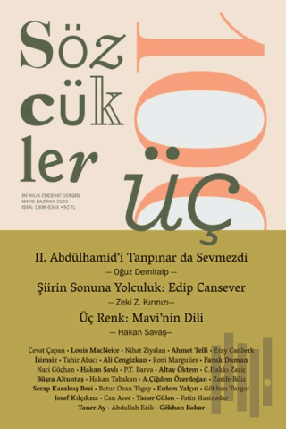 Sözcükler Dergisi 103. Sayı (Mayıs-Haziran 2023) | Kitap Ambarı