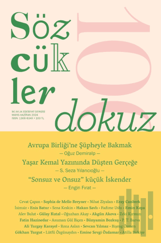 Sözcükler Dergisi 109. Sayı Mayıs - Haziran 2024 | Kitap Ambarı