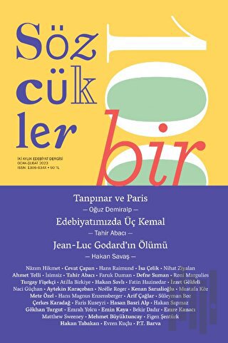 Sözcükler Dergisi Sayı: 101 Ocak - Şubat 2023 | Kitap Ambarı
