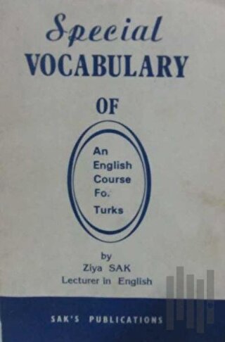 Special Vocabulary for Turks