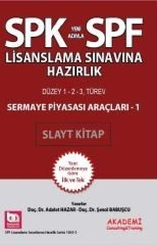 SPK Sermaye Piyasası Araçları 1 Slayt Kitap