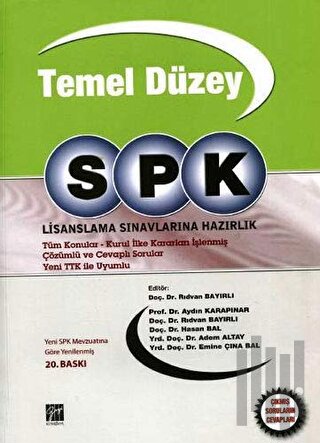 SPK Temel Düzey Lisanslama Sınavlarına Hazırlık | Kitap Ambarı