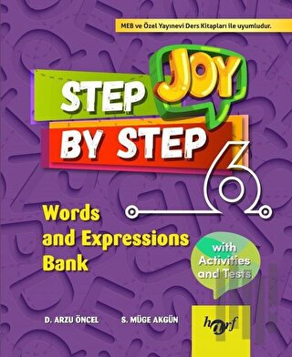 Step By Step Joy 6. Sınıf Words and Expressions Bank | Kitap Ambarı