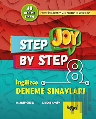 Step By Step Joy 8. Sınıf İngilizce Deneme Sınavları | Kitap Ambarı
