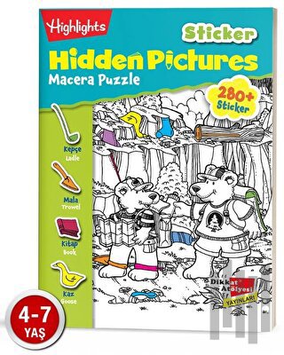 Sticker Hidden Pictures Macera Puzzle (Tek Kitap) | Kitap Ambarı