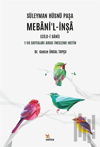 Süleyman Hüsnü Paşa Mebani’l-İnşa (Cild-i Sani)