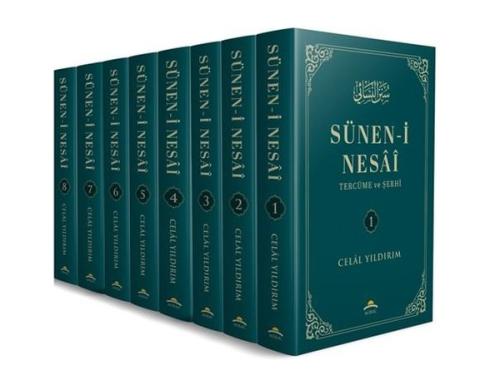 Sünen-i Nesai Tercüme ve Şerhi Seti - 8 Kitap Takım (Ciltli) | Kitap A