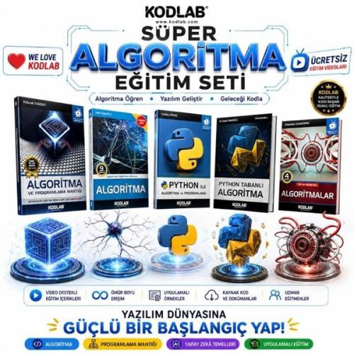 Süper Algoritma Eğitim Seti - 5 Kitap Takım | Kitap Ambarı